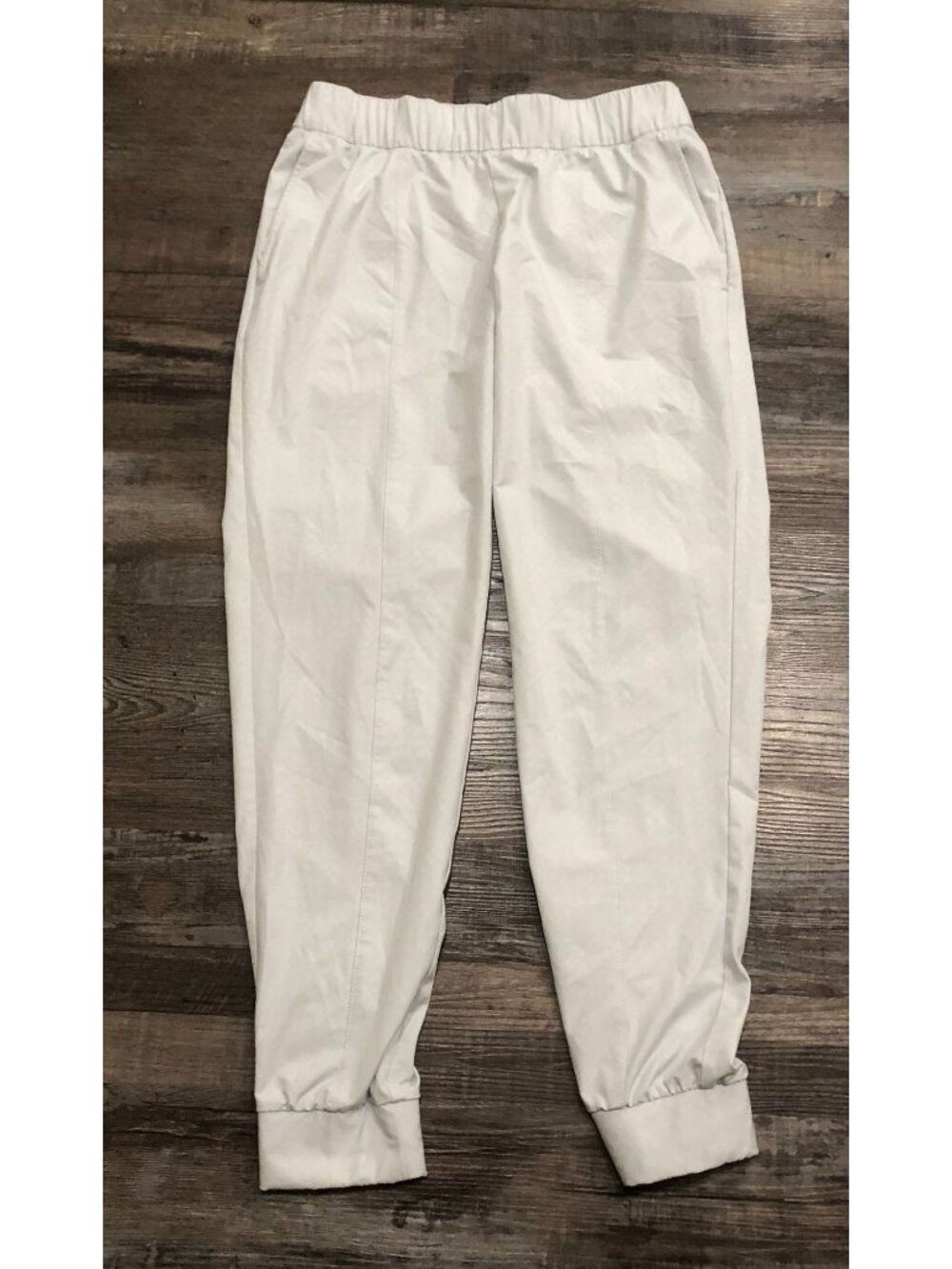 Nike Dri Fit Womens Small Light Gray Athletic Jogger Joggers